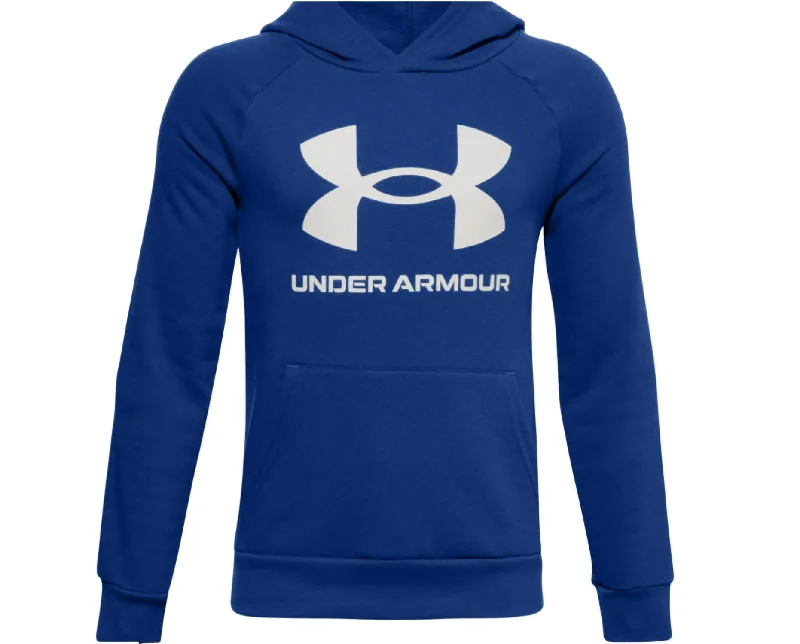Men's Hoodies for Every OccasionBoys' Rival Fleece Big Logo Hoodie In Royal-Onyx White