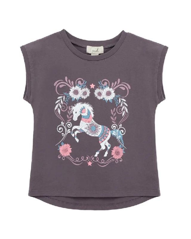 Men's Shirts with Velcro ClosuresPeek Kids Free Spirit Screened T-Shirt