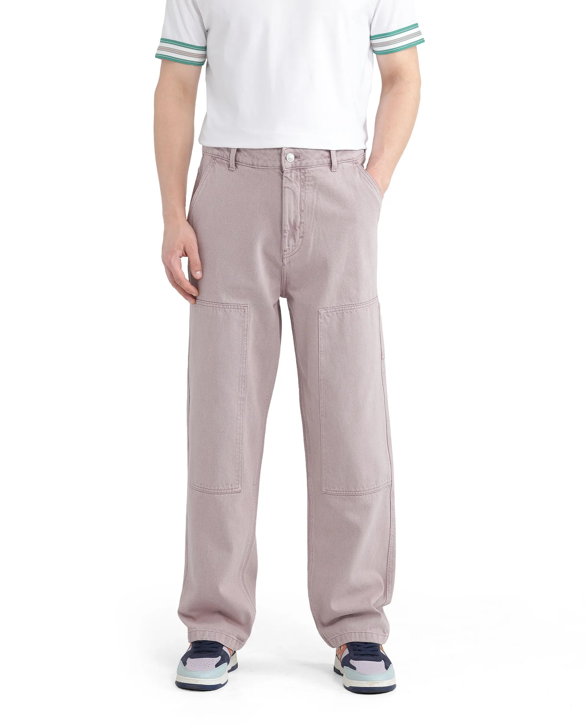 Men's Skinny Jeans with Stretch FabricRare Rabbit Men Klop Dusky Purple Cotton Fabric Mid Rise Carpenter Fit Garment Dyed Plain Jeans Men's Skinny Jeans with Stretch FabricRare Rabbit Men Klop Dusky Purple Cotton Fabric Mid Rise Carpenter Fit Garment Dyed Plain Jeans