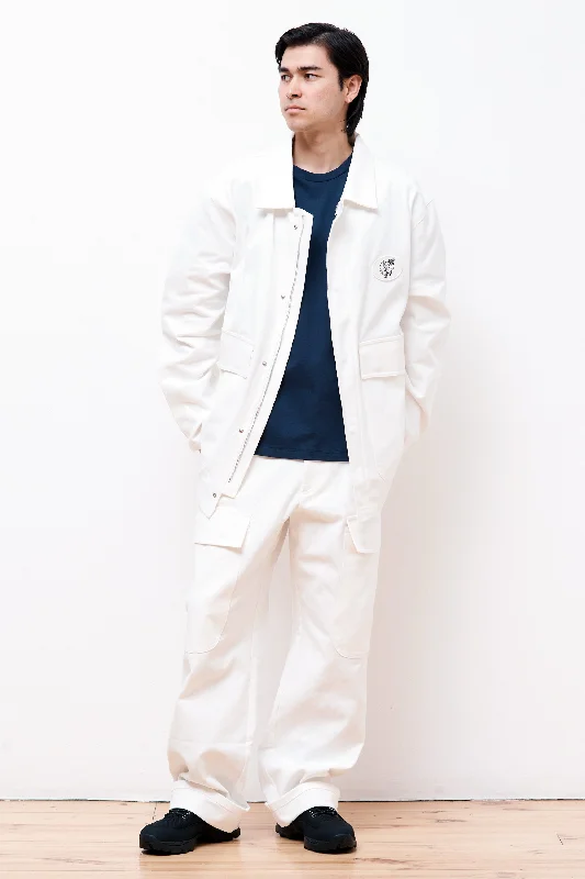 Men's Coats for SnowboardingAlastair Mckimm Workwear Coat Woven White
