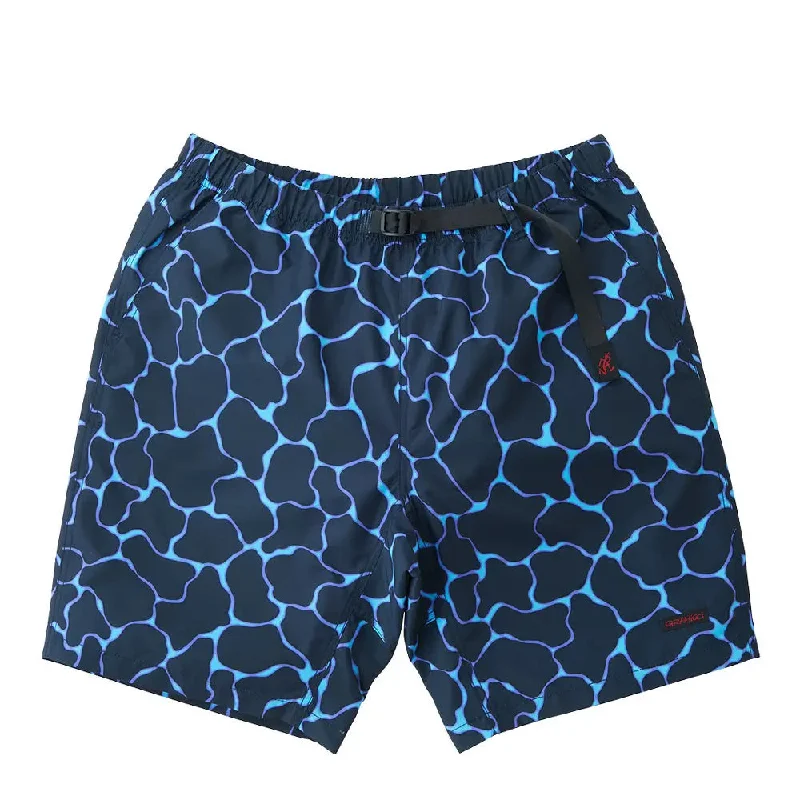 Men's Pants with Elastic CuffsGramicci Shell Packable Short Ripple Navy