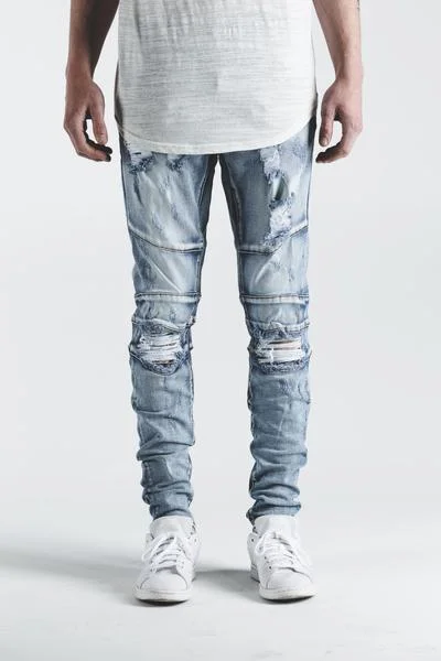 Zip-Fly Men's JeansMontana Denim (Stone Wash)