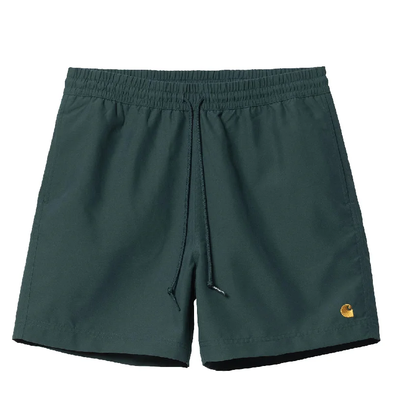 Lightweight Men's Linen PantsCarhartt WIP Chase Swim Trunks Botanic / Gold
