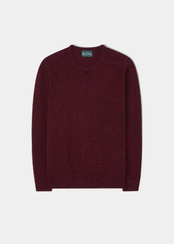 Men's Elastic-Waisted Pants for Easy MovementMen's Lambswool Crew Neck Jumper in Rosso - Classic Fit Men's Elastic-Waisted Pants for Easy MovementMen's Lambswool Crew Neck Jumper in Rosso - Classic Fit