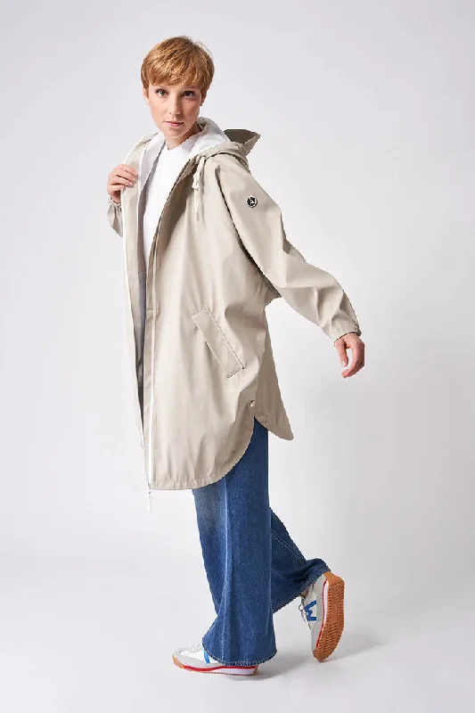 Waterproof Poncho - Sky - Stone grey
