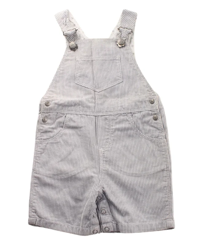 Men's Pants with Contrast StitchingPetit Bateau Overall Short 6-12M