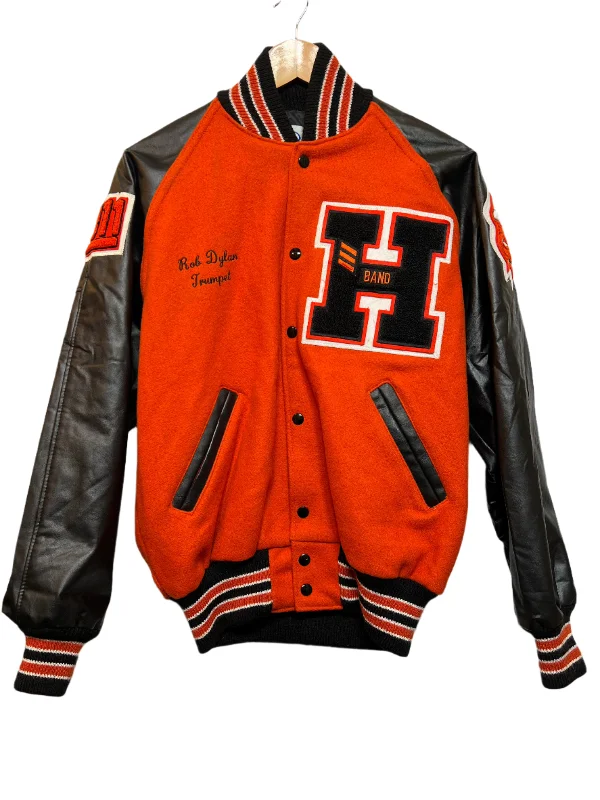 Fashionable Men's Denim JacketsNeff Mens Orange Varsity Jacket (Size M)