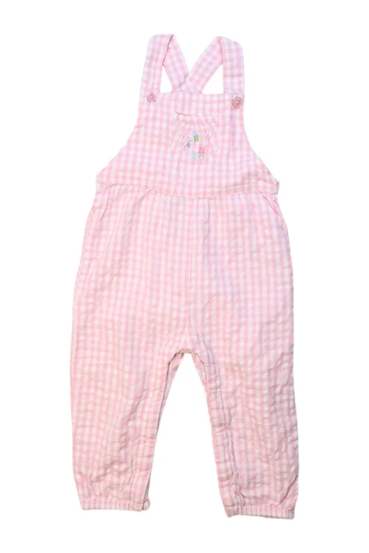 Men's Twill Pants for a Dressy LookJojo Maman Bébé Long Checkered Overalls 12-18M