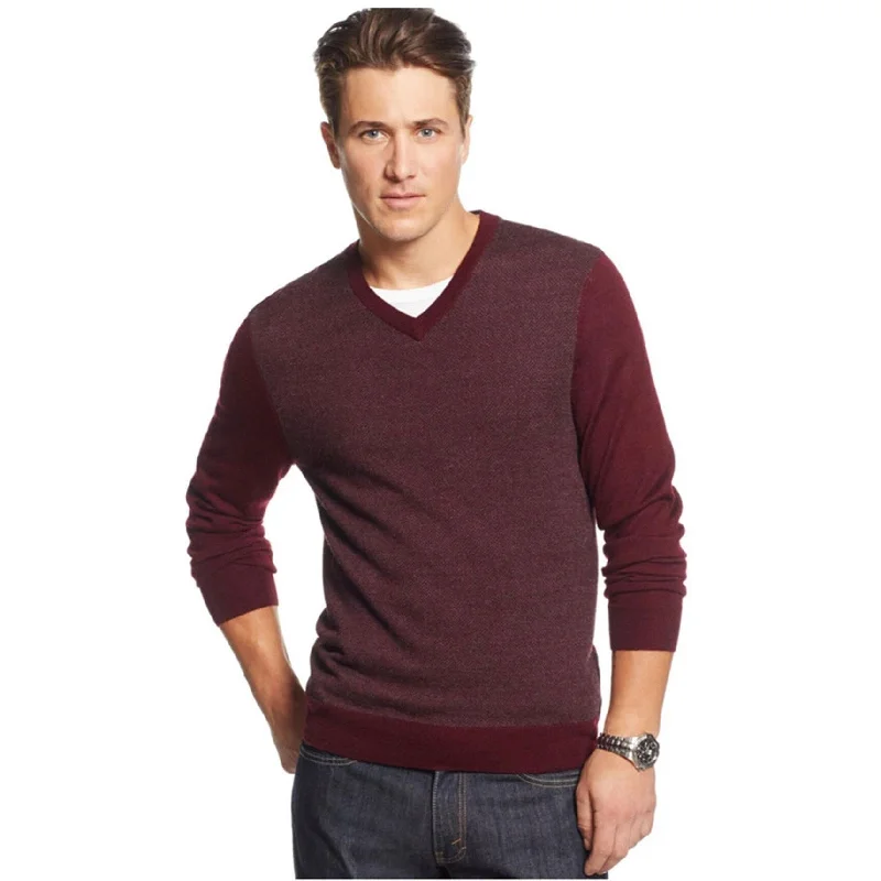 Men's Sweaters with Drawstring WaistbandsClub Room Mens Merino Wool Herringbone Jacquard Pullover Sweater Men's Sweaters with Drawstring WaistbandsClub Room Mens Merino Wool Herringbone Jacquard Pullover Sweater