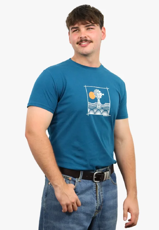Men's Shirts with Pocket SquaresPilbara Mens Print T-Shirt