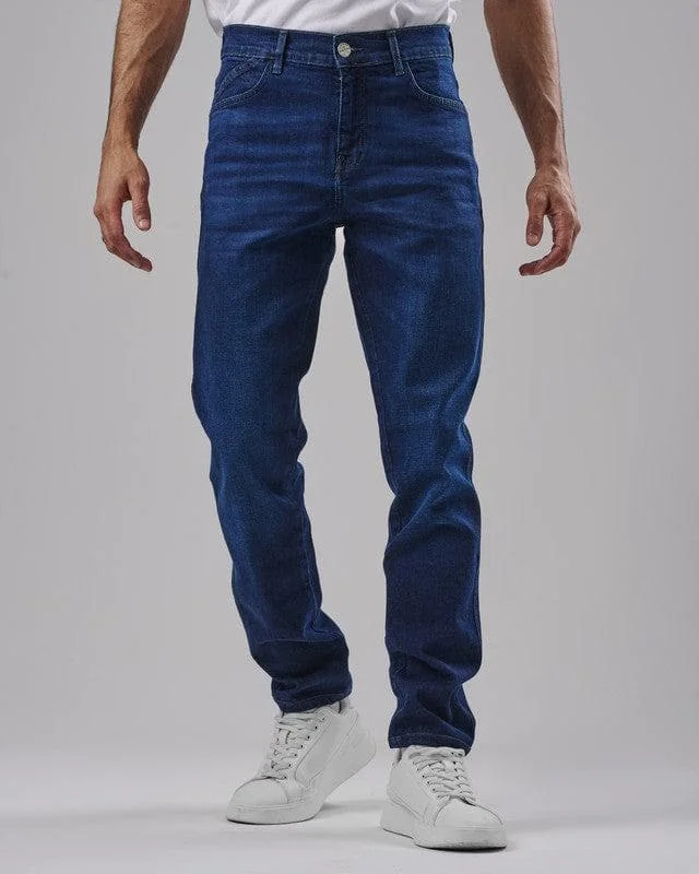 Flexible Stretch Men's JeansREGULAR FIT JEANS -  DARK JEANS