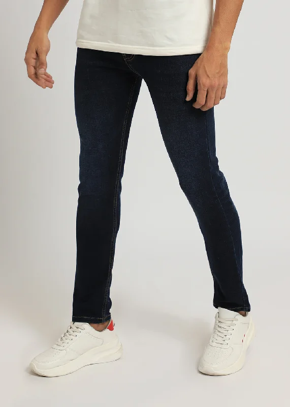 Wash and Wear Men's JeansZeel Blue Slim fit Jeans