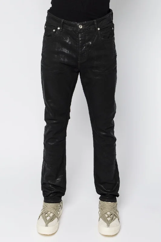 Rick Owens DRKSHDW Detroit Cut in Black Denim SS25