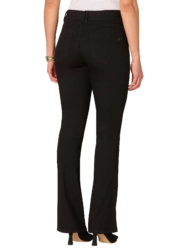 Men's Skinny Jeans"Ab"solution Itty Bitty Bootcut Black Jeans