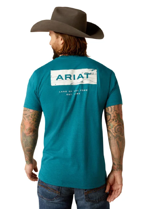 Men's Shirts with Bow TiesAriat Mens Stacks T-Shirt