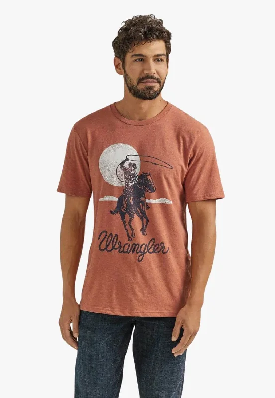 Elegant Men's Dress ShirtsWrangler Mens Roping Cowboy Tee