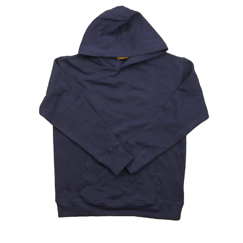 Men's Hoodies with Contrast Fabric PanelsMightly Boys Navy Hoodie Size: 6-12 Years