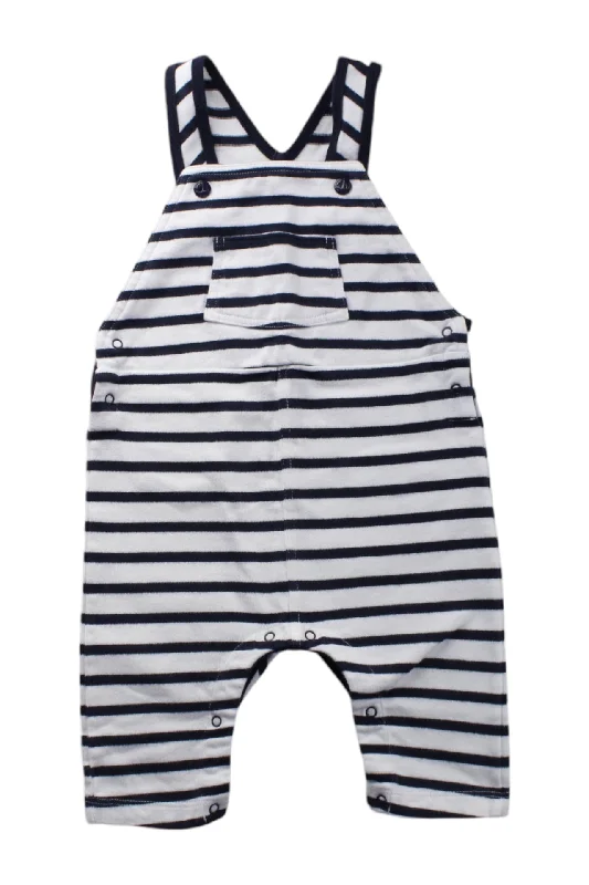 Men's Pants with Welt PocketsPetit Bateau Striped Overalls 6-12M