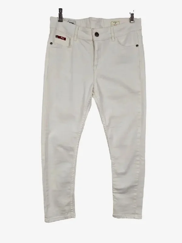 Men's Straight-Leg JeansLee Cooper Cropped Skinny Light Denim Jeans Size 12