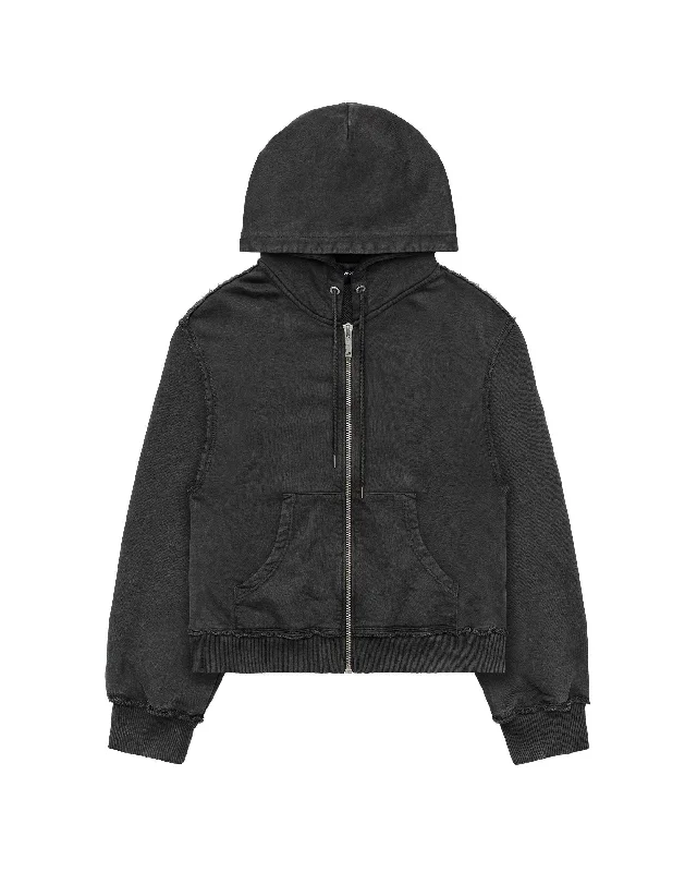 Functional Men's Workout HoodiesEssential Washed Zip Hoodie