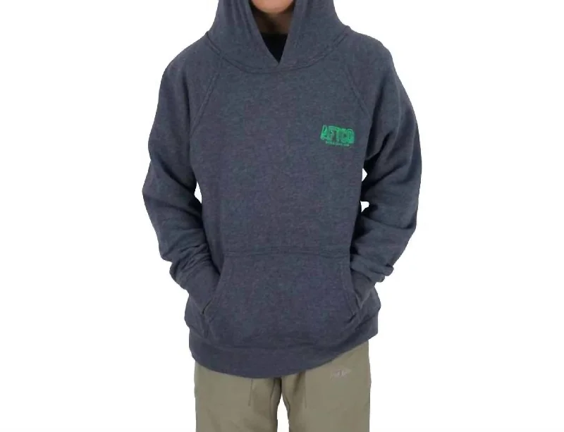 Warm Men's Thermal HoodiesYouth Pacifico Pullover Hoodie In Midnight Heather