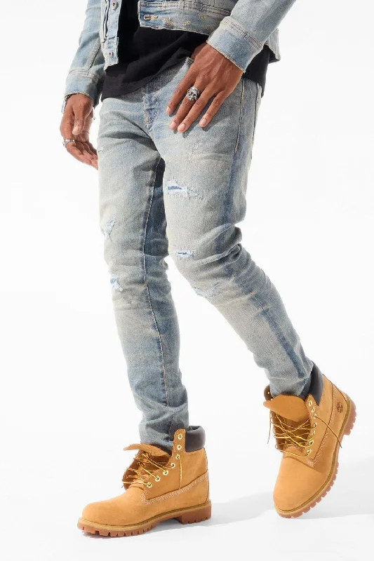 Comfortable Men's JeansSean - Meadowlands Denim (Azure)