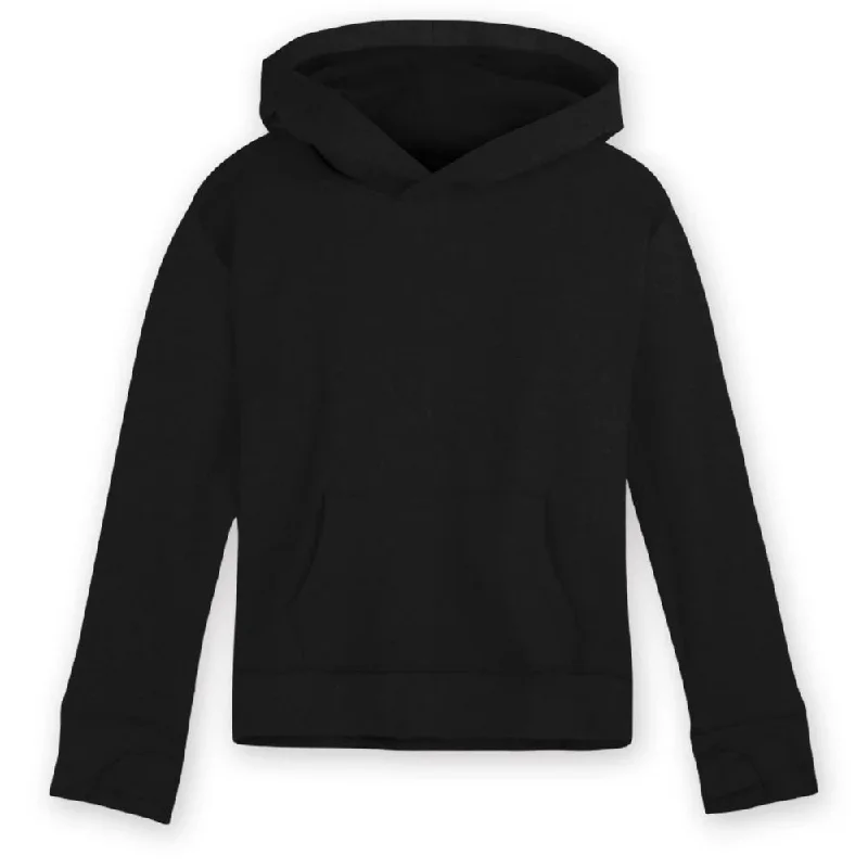 Men's Hoodies with Water-Repellent FabricMightly Boys Black Hoodie