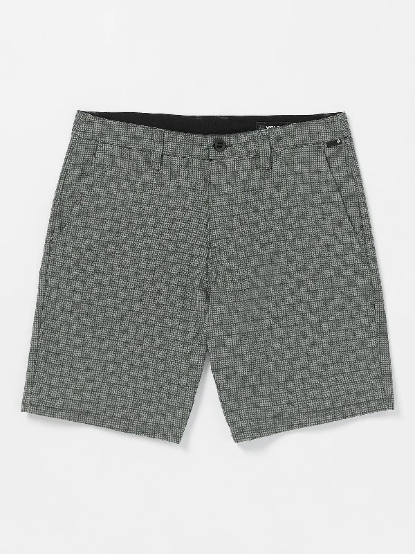 Lightweight Men's Linen PantsMix Frickin Cross Shred Shorts - Asphalt Black