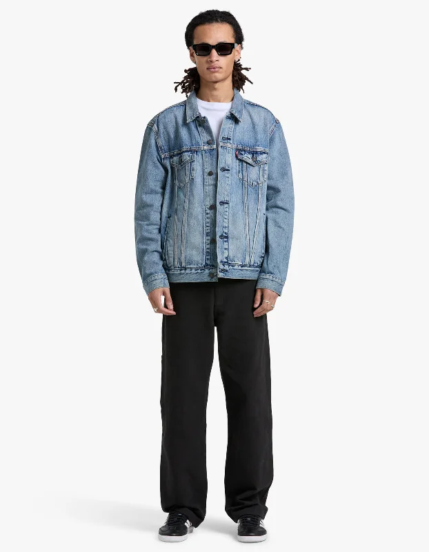 Men's Coats for BikingThe Trucker Jacket - Skyline