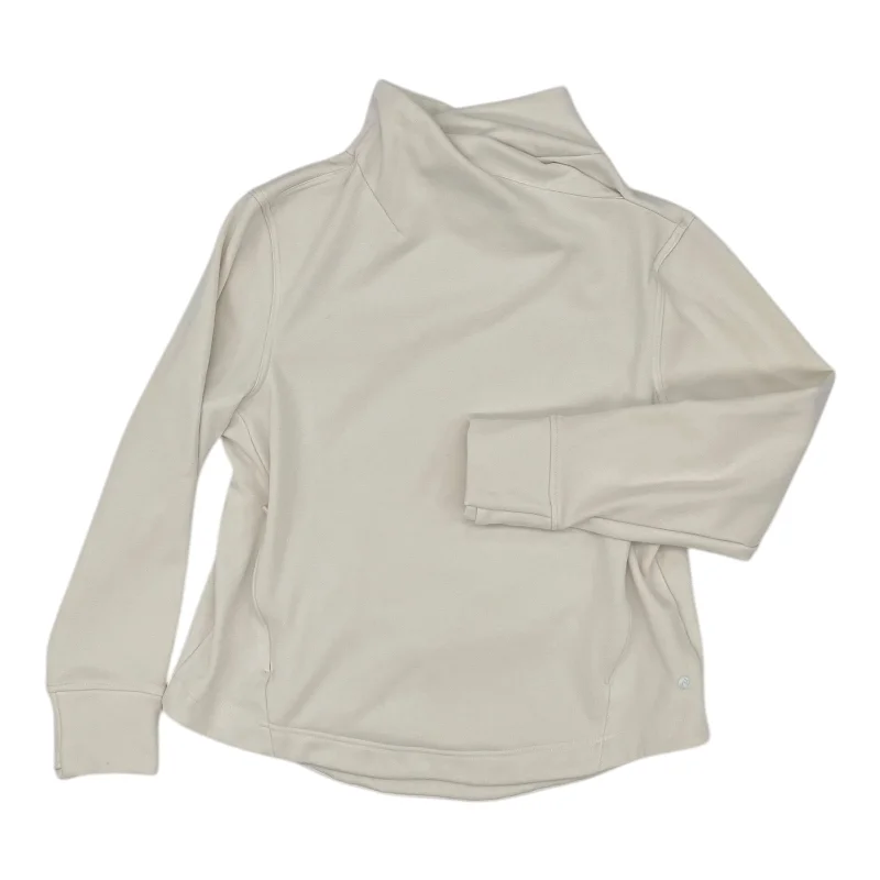 Men's Hoodies for Big and TallAthletic Sweatshirt Collar By Apana In Cream, Size:Xl
