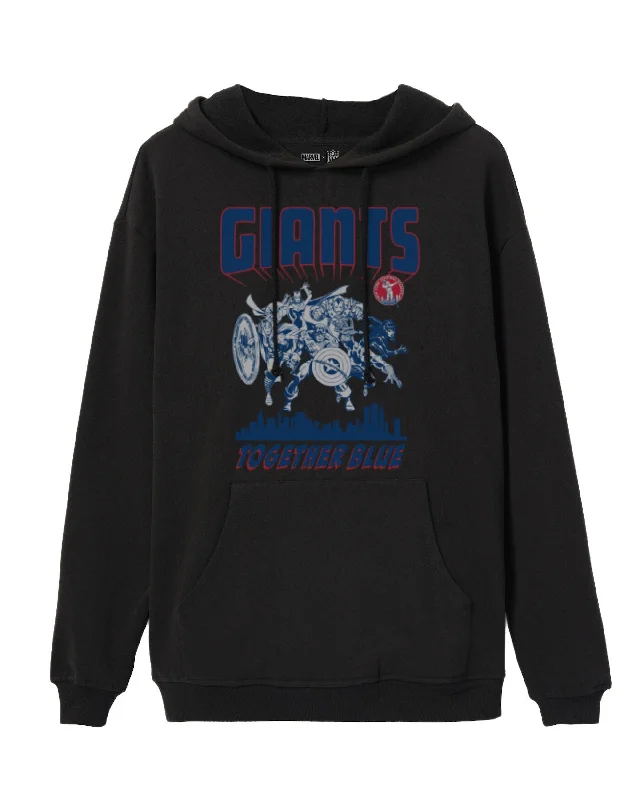 Men's Hoodies for GymNY Giants x Marvel The Avengers Together Blue Hoodie