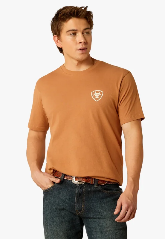 Men's Shirts with Spread CollarsAriat Mens Horizon Oasis T-Shirt