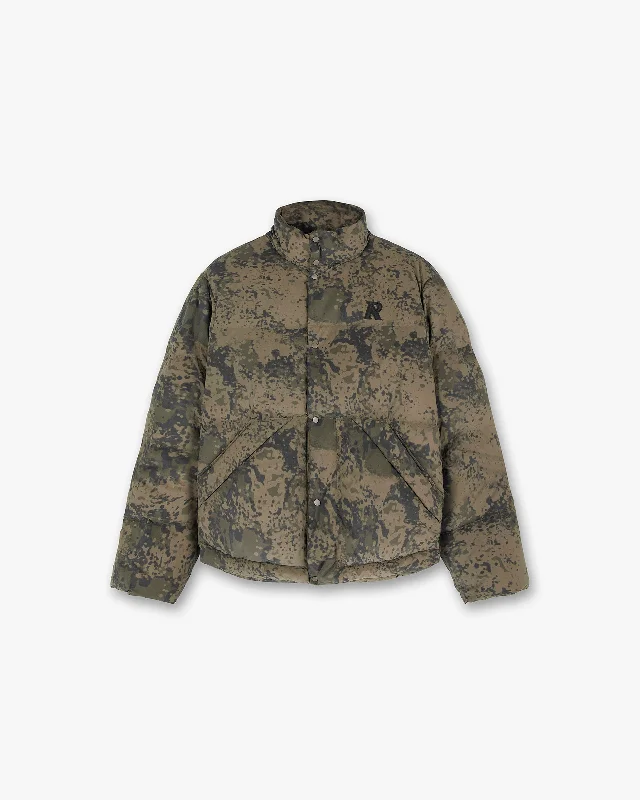 Men's Coats with Modern CutsPuffer Jacket - Camo