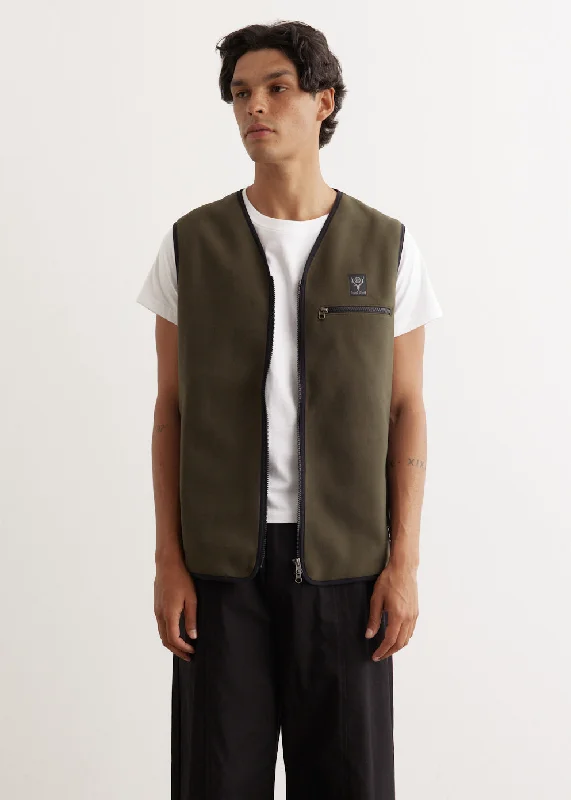 Men's Coats with Slim FitsPiping Vest