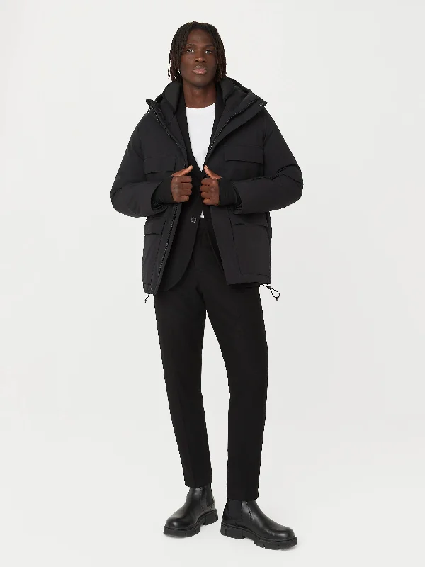 Lightweight Men's WindbreakersThe Capital Field Parka in Black