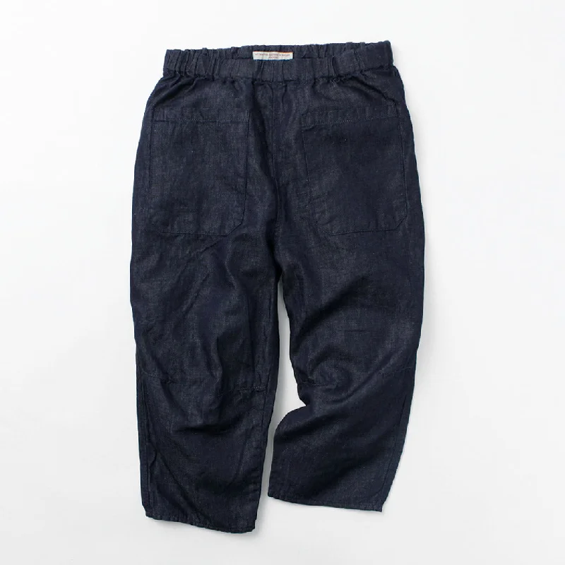 Jeans for Men with Skinny LegsJAPAN BLUE JEANS / RJB7570 Cotton Linen Denim Knicker Trousers Jeans for Men with Skinny LegsJAPAN BLUE JEANS / RJB7570 Cotton Linen Denim Knicker Trousers