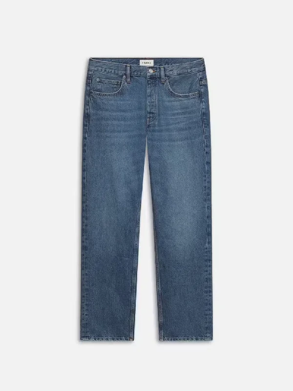 Men's Jeans with EmbroideryThe Straight Jean -- Blue Gold