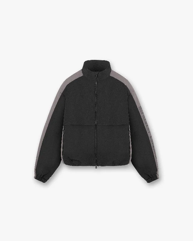 Men's Coats for Outdoor ActivitiesNylon Track Jacket - Black