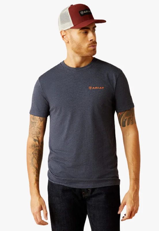 Men's Shirts with Appliquéd SleevesAriat Mens Eagle Rock T-Shirt