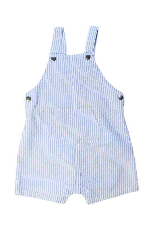 Comfortable Men's JoggersSeed Striped Short Overalls 12-18M