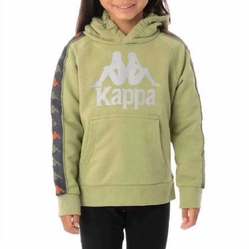 Men's Hoodies with Relaxed FitsKid's 222 Banda Hurtado 3 Hoodie In Green Salvia