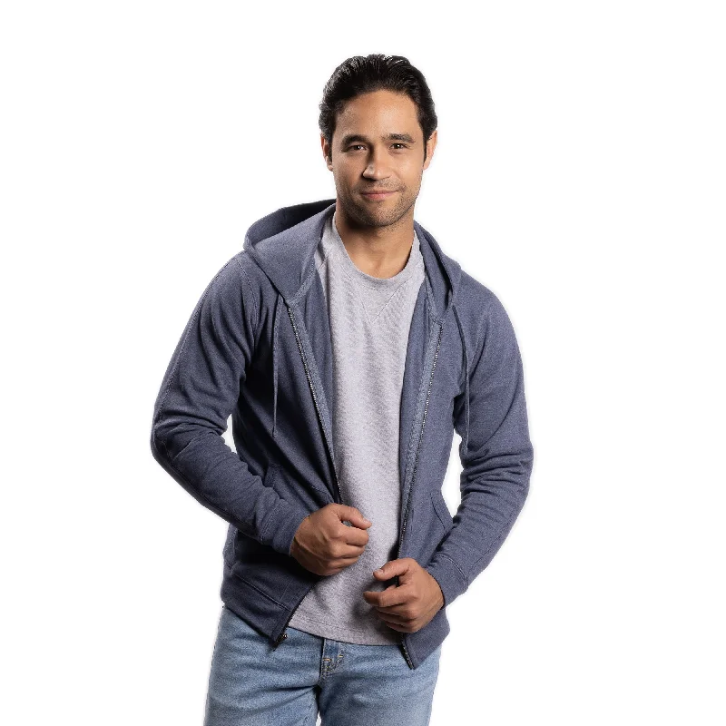 Men's Sweaters with Hidden PocketsClassic Hoodie - Heather Navy
