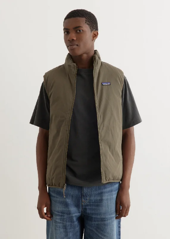 Men's Coats with Quilted LiningReversible Cotton Down Vest