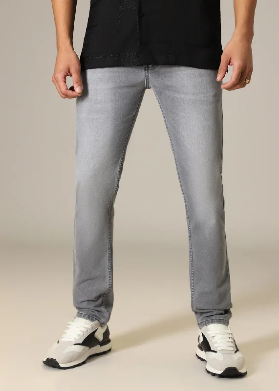 Jeans for Men with a Athletic BuildAura Gray Slim fit Jeans