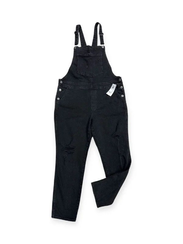 Men's Pants with Appliqué DetailsOveralls By Old Navy In Black Denim, Size: 14