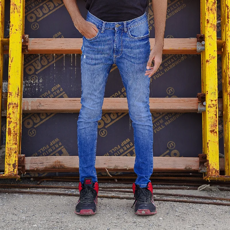 New Arrival Designer Men's JeansDark Blue Jeans (Skinny Fit)