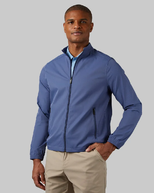 Men's Coats with Multi-Pocket DesignMEN'S TWILL TECH GOLF JACKET