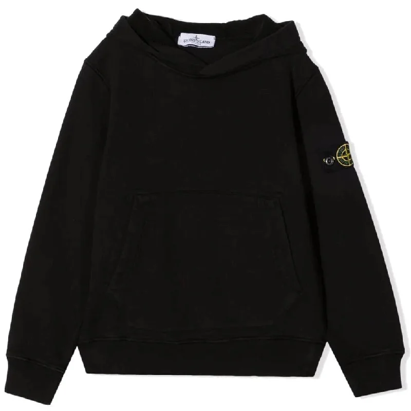 Men's Hoodies with Military InfluenceBlack Hoodie