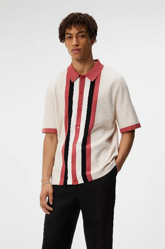 Men's Sweaters with Patchwork DesignsRayne Jacquard Monogram Polo