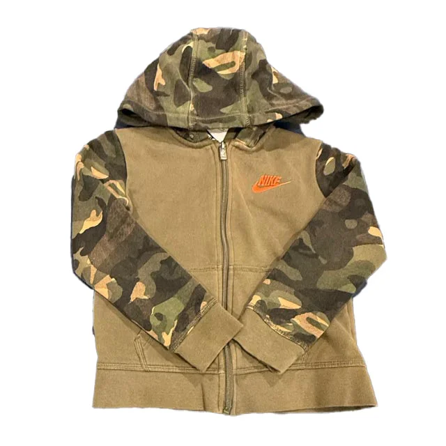 Fashionable Men's Streetwear HoodiesNike Boys Green Camo Hoodie